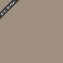 Double Lush Velvet Solid in Pebble