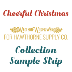 Cheerful Christmas Sample Strip