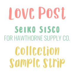 Love Post Sample Strip