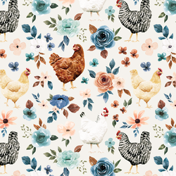 Chickens in Royal Ivory