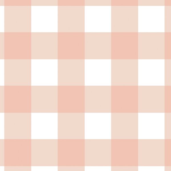 Wild Gingham in Peony Blush