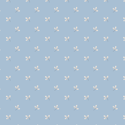 Simple Leaf in Baby Blue