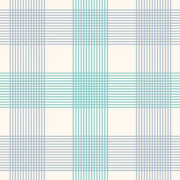 Fineline Plaid in Aqua Blue