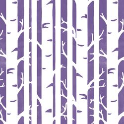 Birches in Ultra Violet