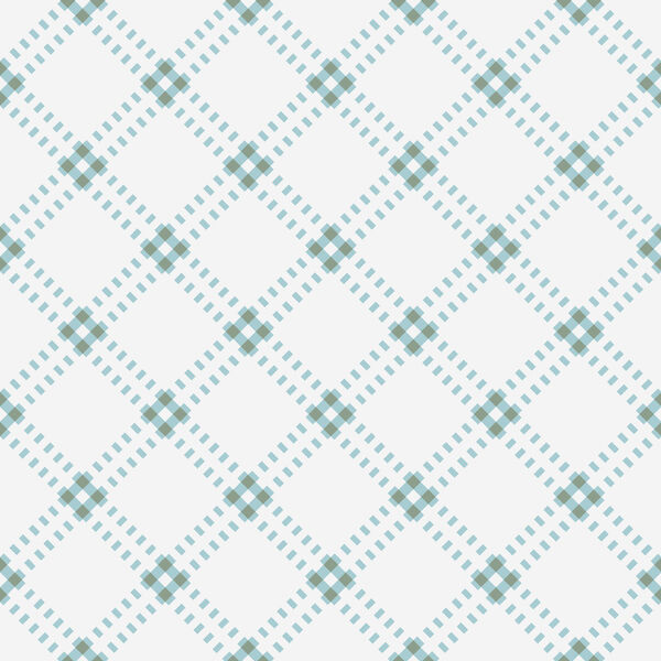 Tractor Plaid in Blue Skies