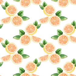 Citrus Slices in White