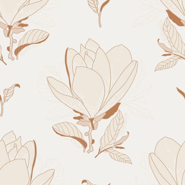 Magnolias in Off White