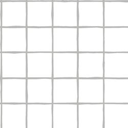 Windowpane in Pebble on White