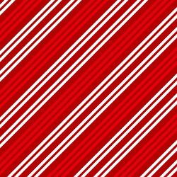 Striped in Red Velvet