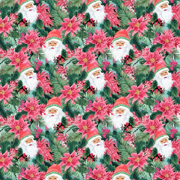 Little St. Nick in Poinsettia