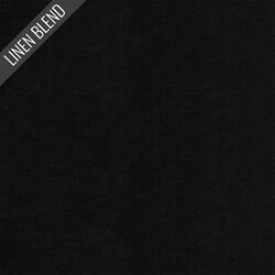 Solid Linen Blend in Black