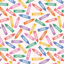 Crayon Pile in Paper White