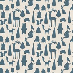 Woodland Animals in Khaki