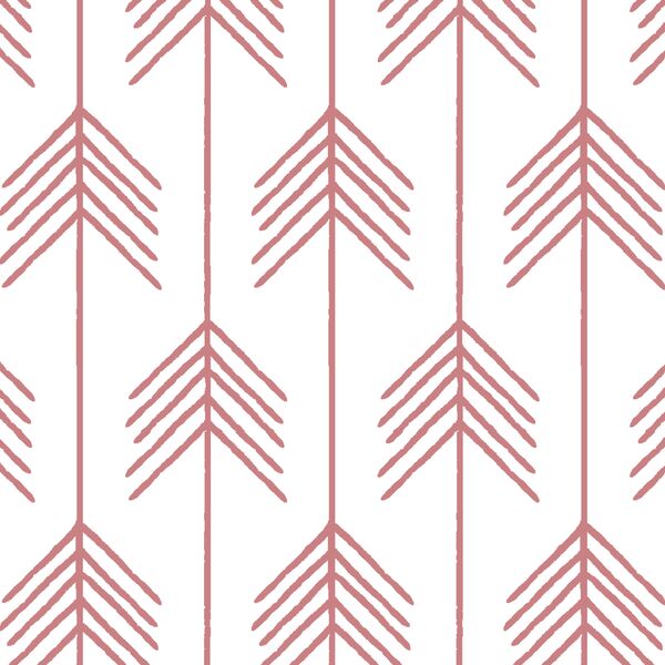 Vanes in Berry on White