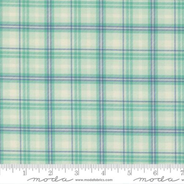 Plaid Checks in Aqua