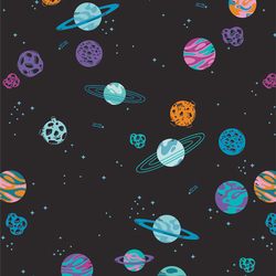 Planetary Parade in Midnight