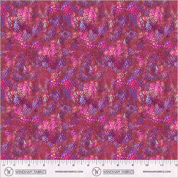 Dragon Scales in Magenta