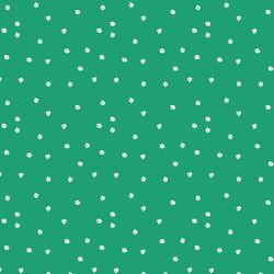 Tiny Blooms in Jade Green