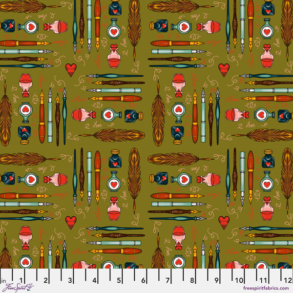 Stationery in Green