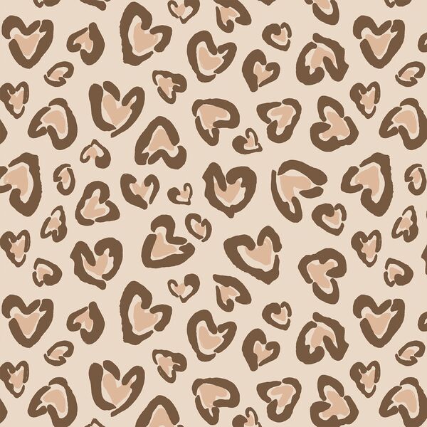 Large Wild Hearted in Latte Pearl and Mocha