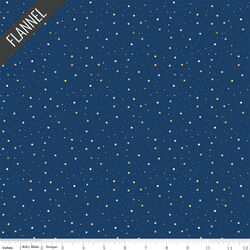 Stars Flannel in Navy