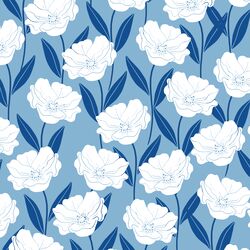 Primrose in Clear Blue Sky