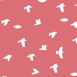 Flock Silhouette in Dahlia