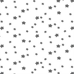 Star Light in Charcoal on White