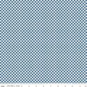 Check Please! in Coastal Blue on Ivory