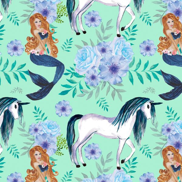 Fantastical Blossom in Minty