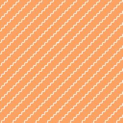 Witchy Waves in Pumpkin Orange