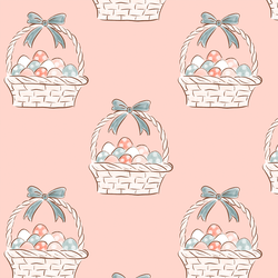 Easter Basket in Blooming Pink