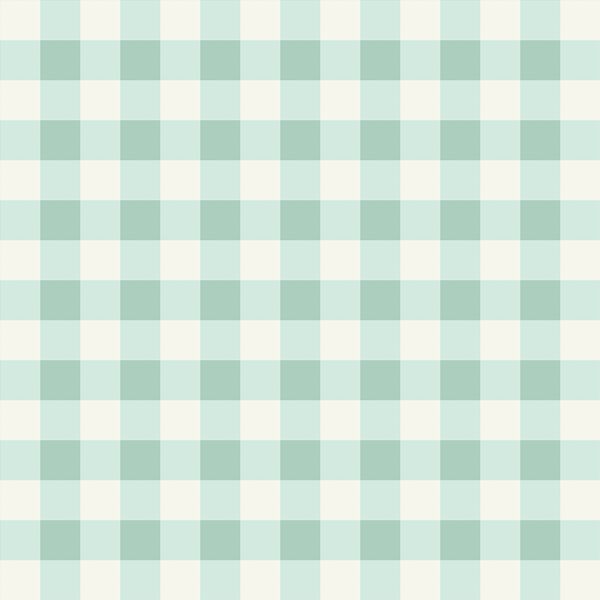 Springtime Gingham in Robins Egg Blue