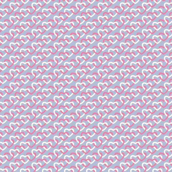 Ring of Hearts in Aurora Pink and Cream
