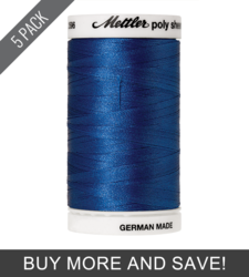 Nordic Blue (2596-3600) - Poly Sheen - 875 Yards (5 Pack)