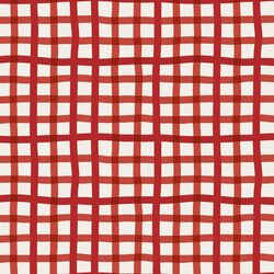 Winter Gingham in Christmas Red