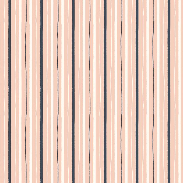 Stroll Along Stripe in Frosted Pink