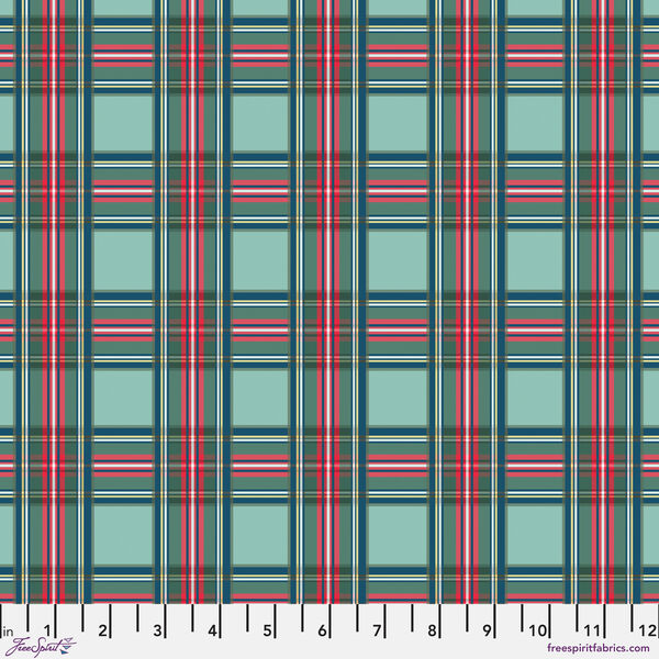 Tartan Tradition in Aqua