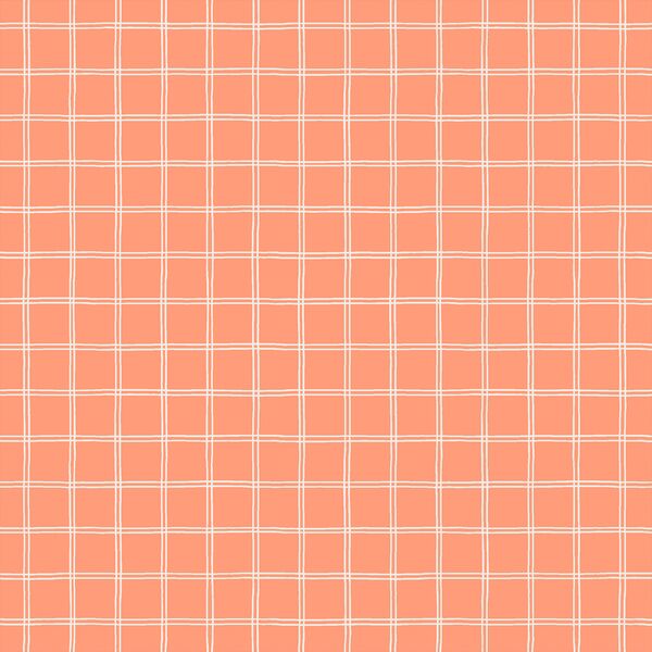 Minimal Grid in Coral Pink