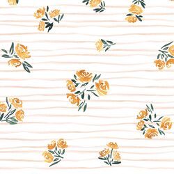Nosegay in Blush Stripe