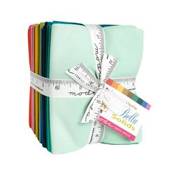Bella Solids Fat Quarter Bundle in Elizabeth's Favorites