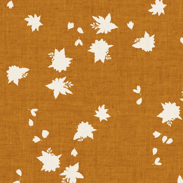 Large Scattered Floral in Caramel