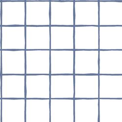 Windowpane in Azurite on White