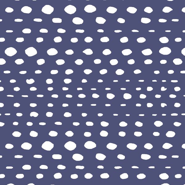 Skipping Stones in Indigo