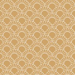 Mosaic Sun Tile in Golden Sunshine
