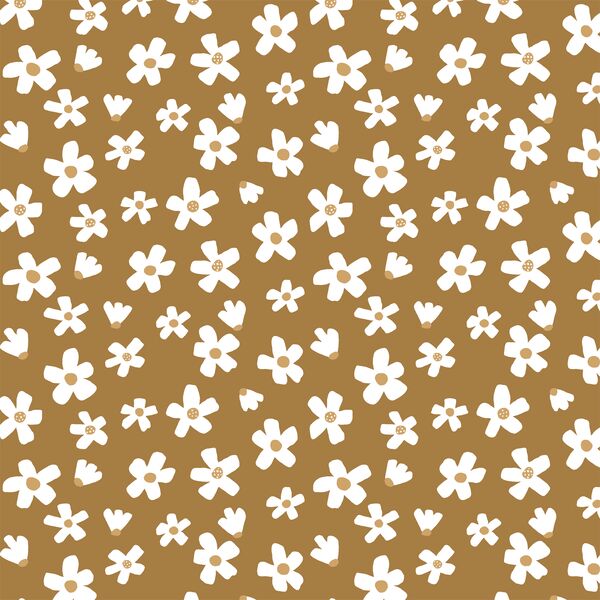 Large Daisy Garden in Burnt Toffee