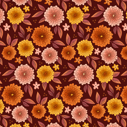 Mums in Maroon