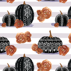 All Hallows' Pumpkins in Shadow Stripe