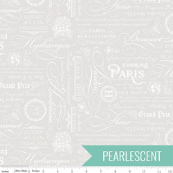 Text in White Pearl