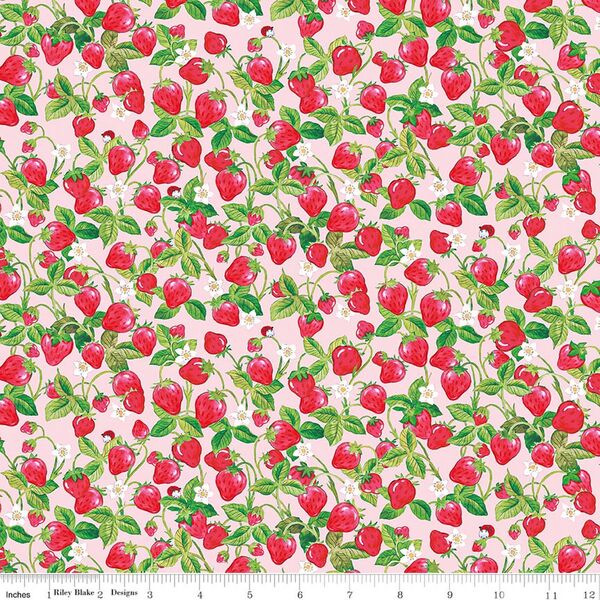 Strawberries in Pink